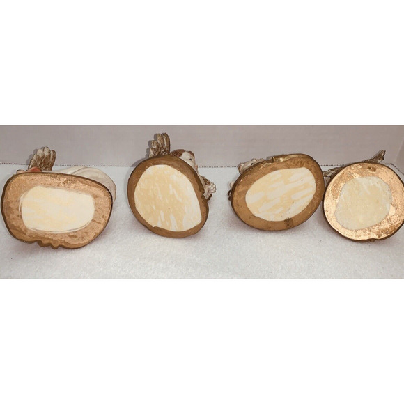 Set of 4 Greenbrier Angels 4" Pastel Polystone Cherubs All Different Poses - Picture 10 of 13